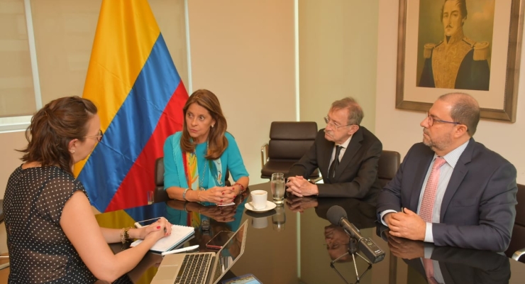 La Vicepresidenta Marta Lucía Ramírez visitó Chile para participar en la XIV Conferencia Regional sobre la Mujer en América Latina y el Caribe