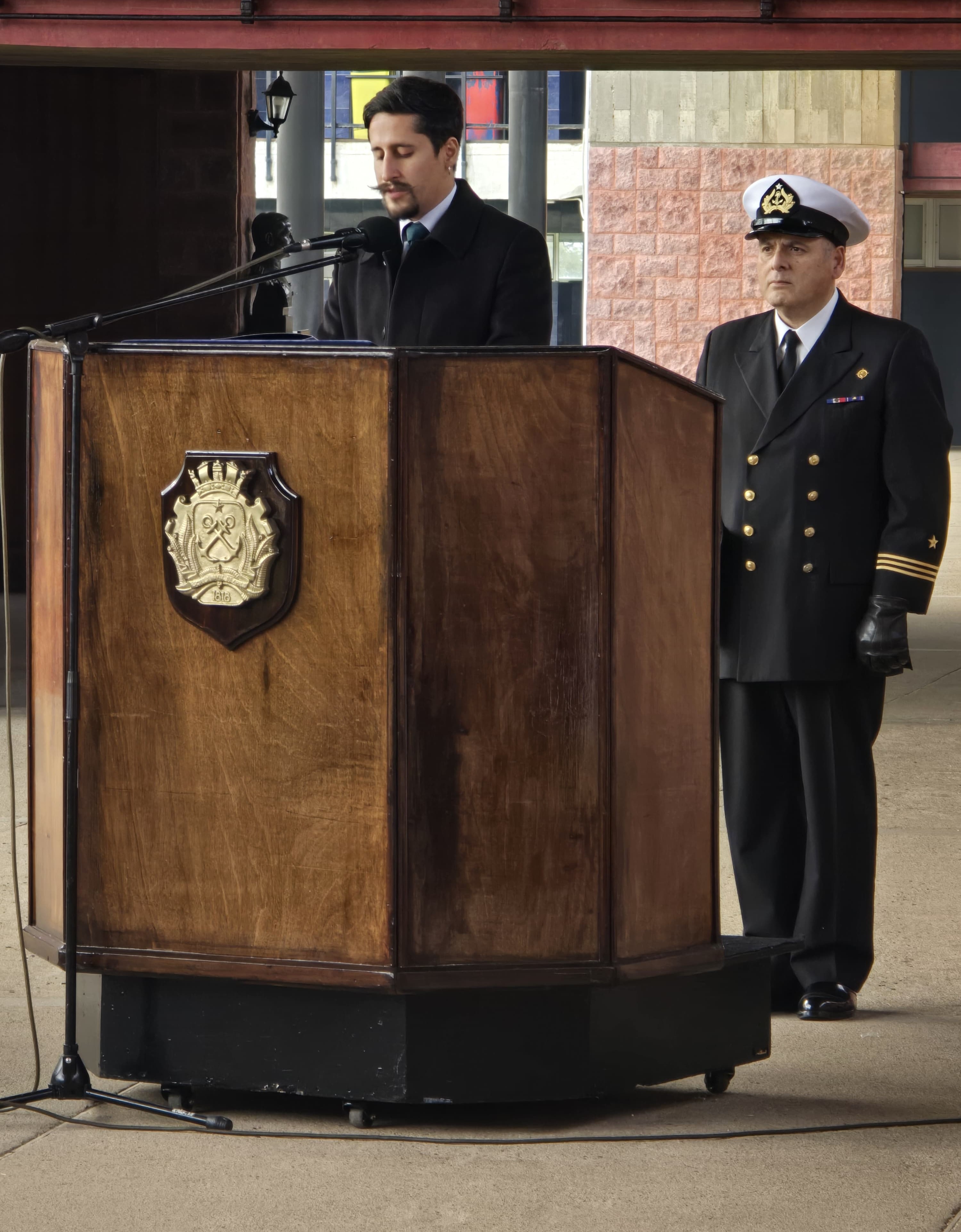 Conmemoración del 202° aniversario de la Armada Nacional de Colombia en la Escuela Naval “Arturo Prat” de Valparaíso