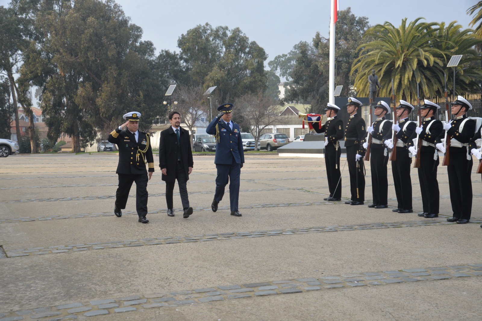 Conmemoración del 202° aniversario de la Armada Nacional de Colombia en la Escuela Naval “Arturo Prat” de Valparaíso