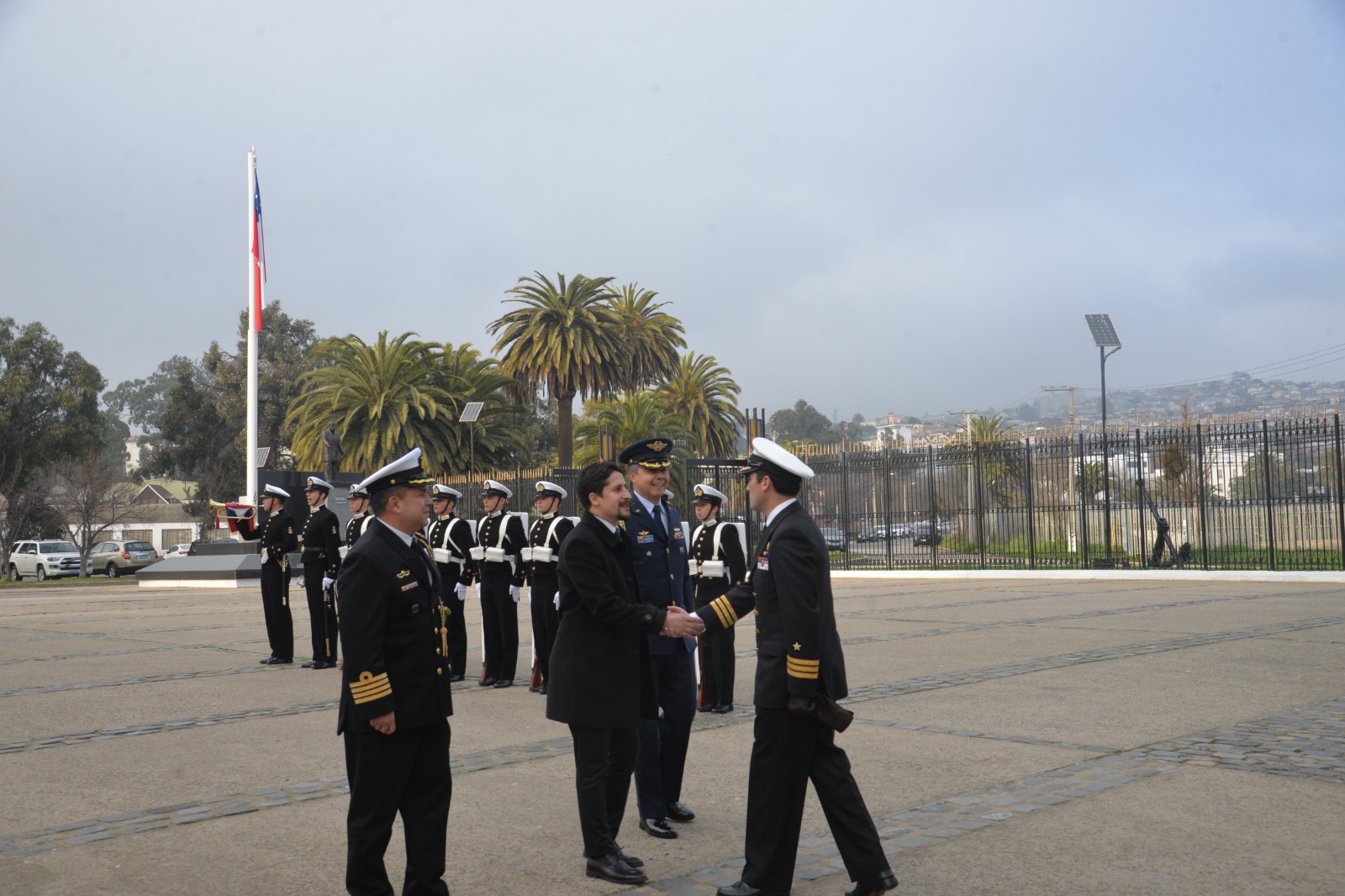 Conmemoración del 202° aniversario de la Armada Nacional de Colombia en la Escuela Naval “Arturo Prat” de Valparaíso