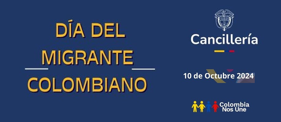 Invitación a la conmemoración del Día del Colombiano Migrante 