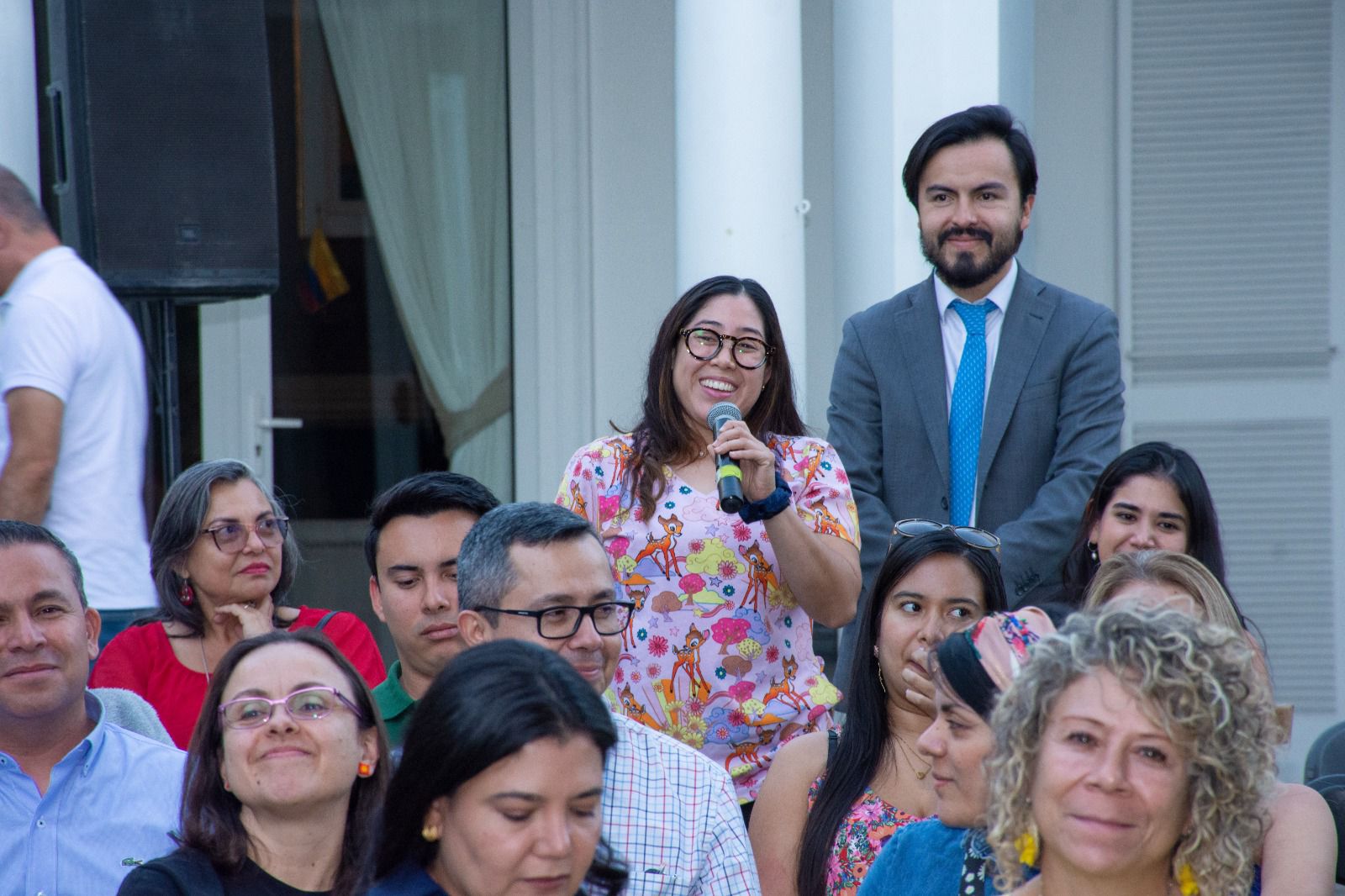 Preguntas del público asistente al conversatorio.