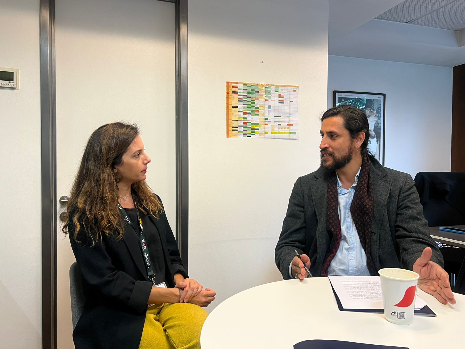 Reunión con Alejandra Marti, Directora del GAM (2)