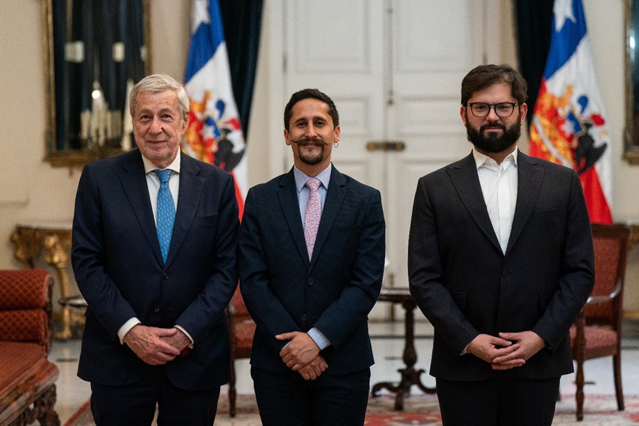 Entrega de Cartas Credenciales de Sebastián Guanumen como Embajador de Colombia ante la República de Chile