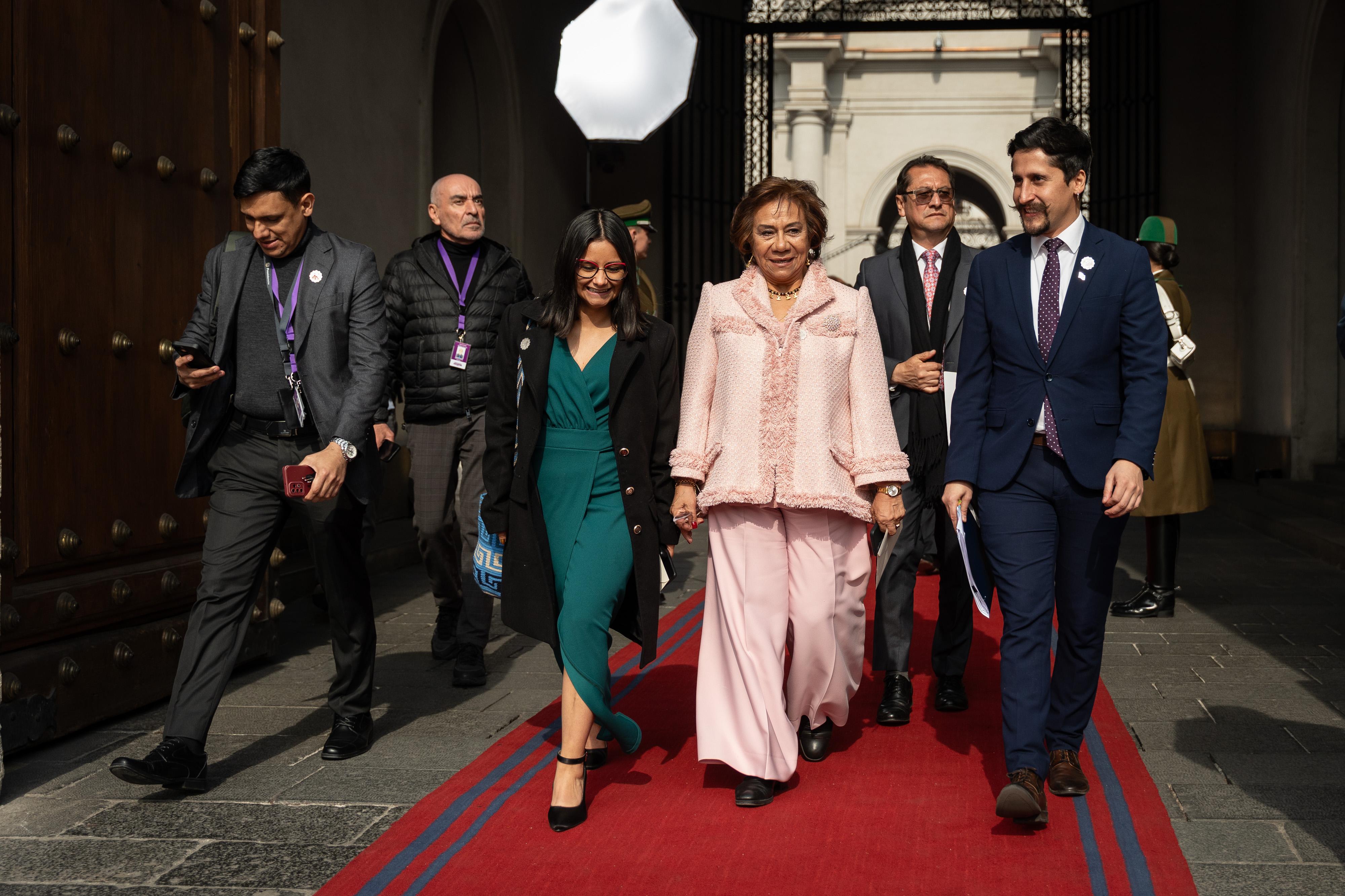 Canciller (e) Rosa Yolanda Villavicencio Mapy asiste a reunión de alto nivel, en la que el Presidente Gustavo Petro instó a debatir sobre crisis climática, inteligencia artificial, paz mundial, multilateralidad y a defender la libertad y la democra​cia