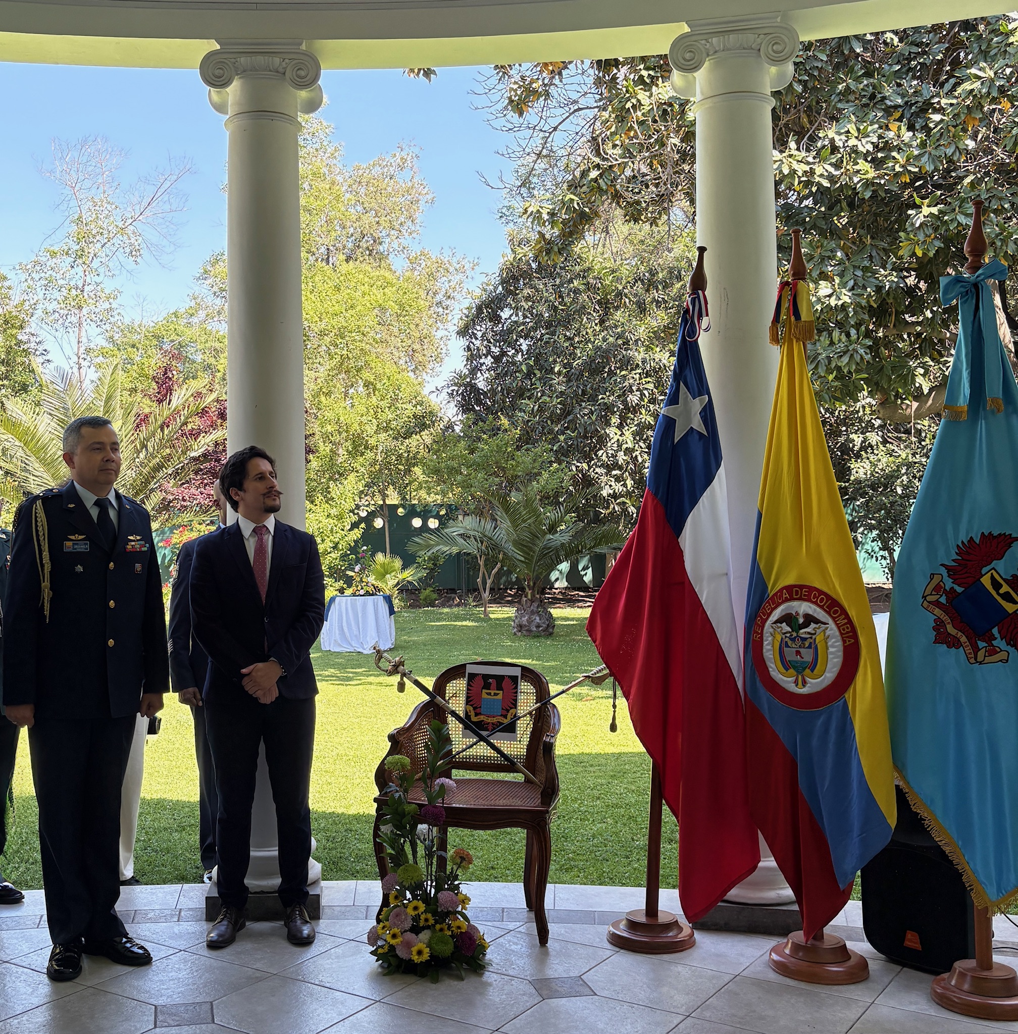 Conmemoración de los 106 años de la Fuerza Aeroespacial Colombiana en Chile