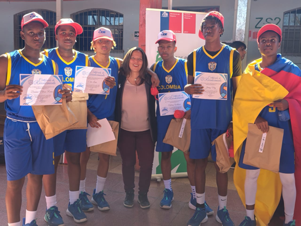 Jóvenes deportistas de la Isla de San Andres brillaron en intercambio de diplomacia cultural y deportiva en Chile