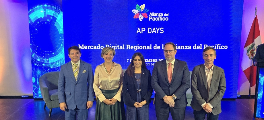 Embajada de Colombia en Chile participó en panel sobre el Mercado Digital Regional de la Alianza del Pacífico en las jornadas de AP Days 