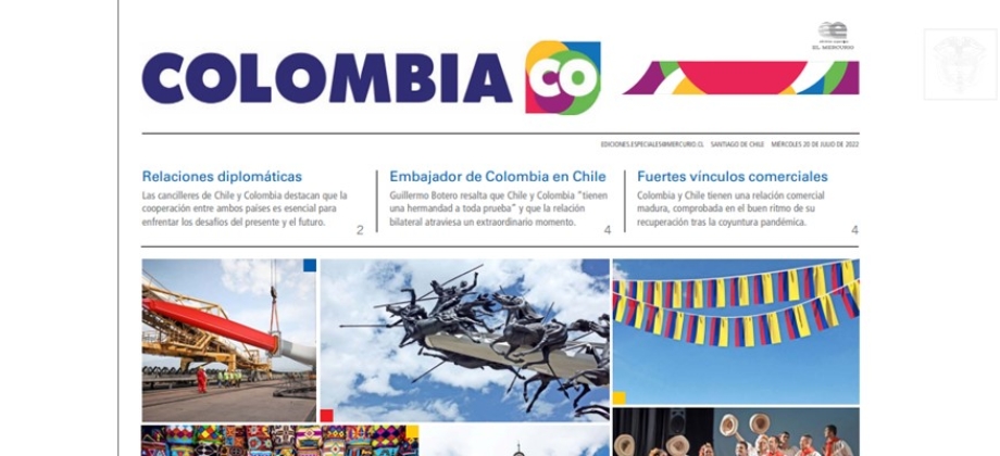 Edición Especial de El Mercurio con motivo del Día Nacional de Independencia de Colombia