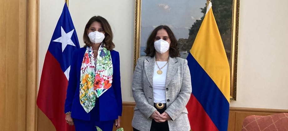 Cancilleres de Colombia y Chile sostuvieron reunión bilateral