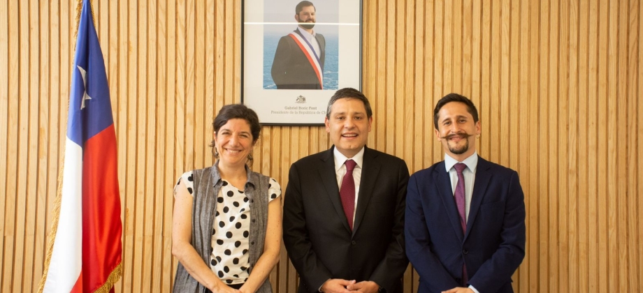 Visita a Chile del ministro de Tecnologías de la Información y las Comunicaciones de Colombia 