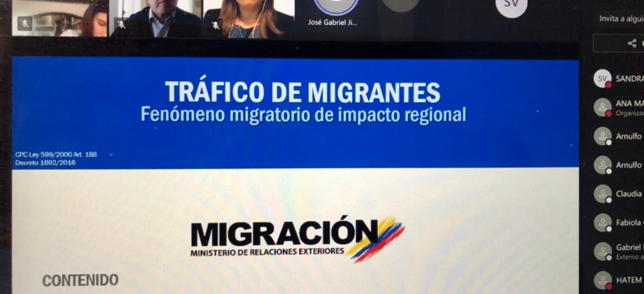 Abordaje del delito de tráfico ilícito de migrantes entre Colombia-Chile en 2021